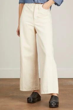 The Selvedge Jean Trouser In Rinsed Raw White -Dries Van Noten Shop tanaka TheSelvedgeJeanTrouserinRinsedRawWhite 2