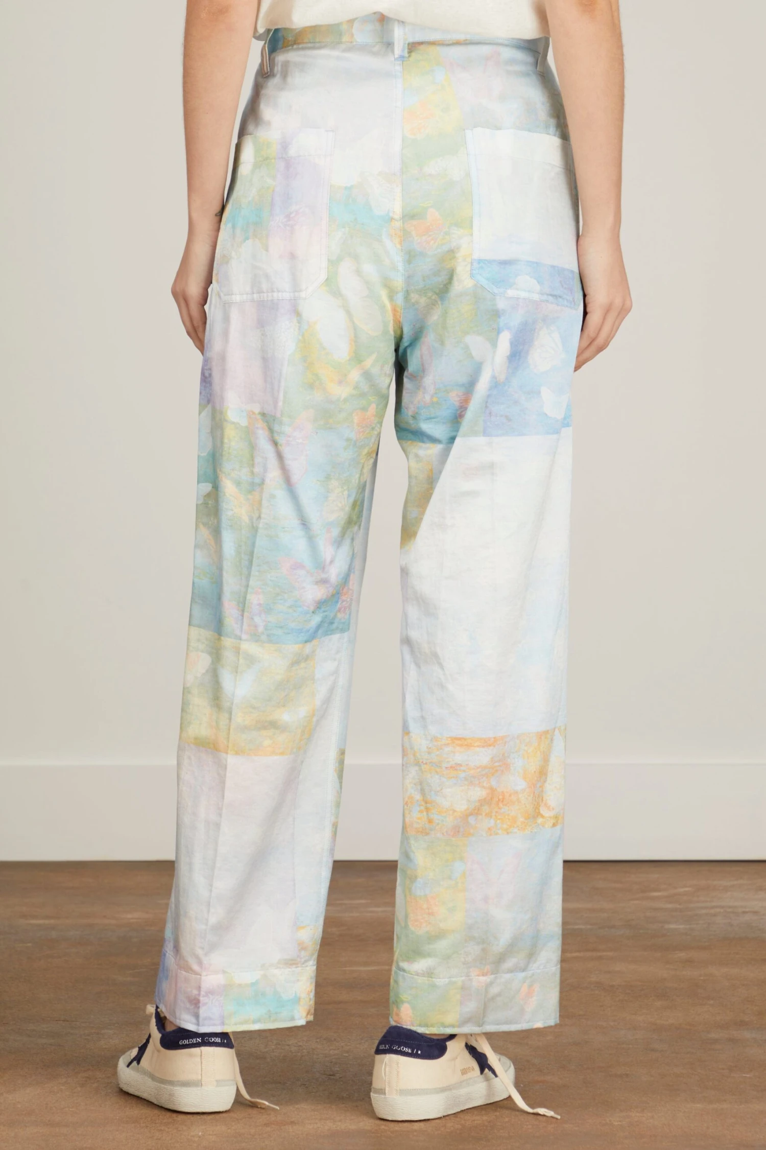 The Wide Easy Trousers In Under The Water 4 The Wide Easy Trousers In Under The Water - Image 4