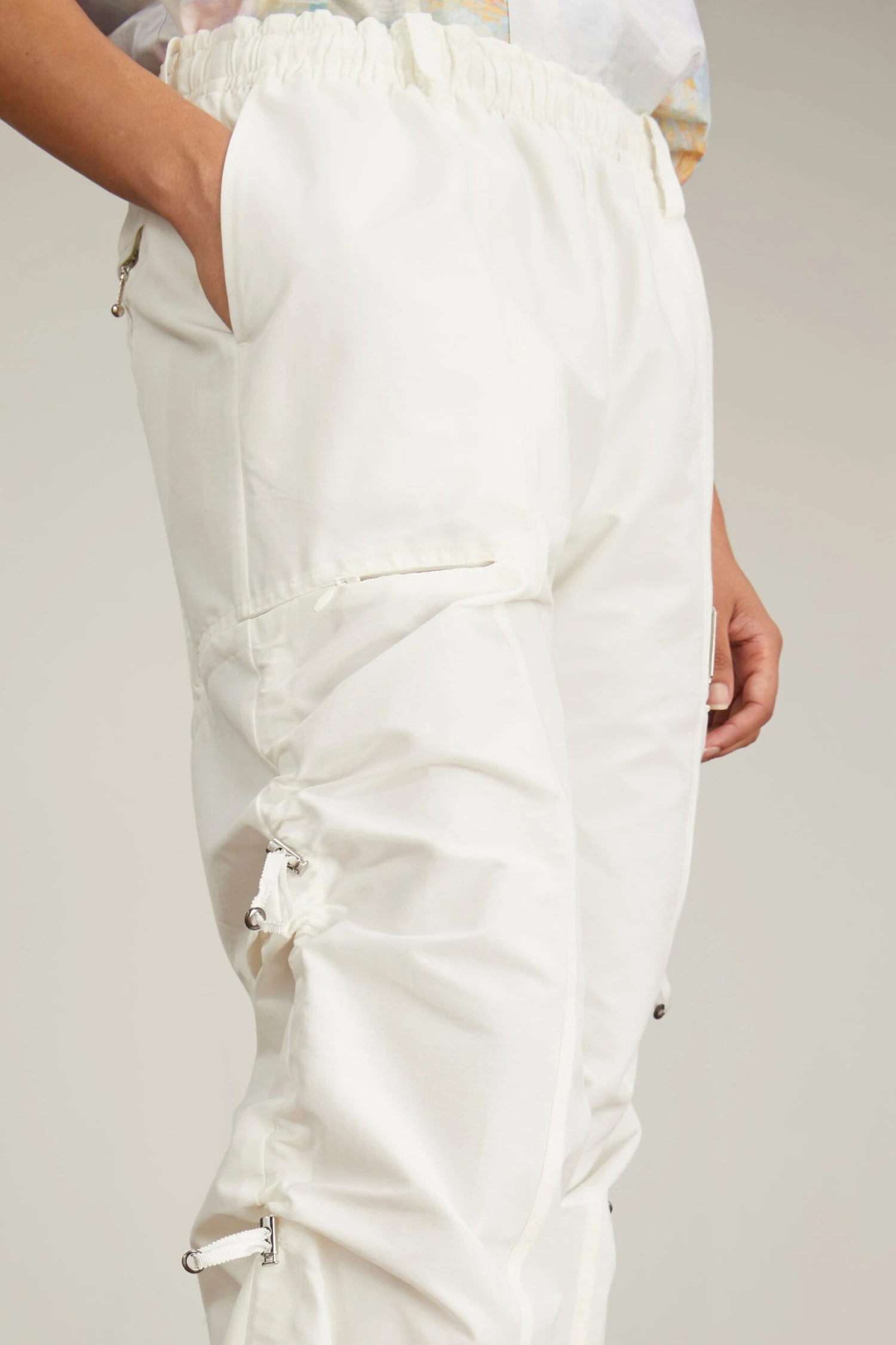 Training Pants In White Grosgrain 5 Training Pants In White Grosgrain - Image 5