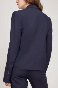 Toteme Petite Crepe Suit Jacket In Navy -Dries Van Noten Shop toteme PetiteCrepeSuitJacketinNavy 3