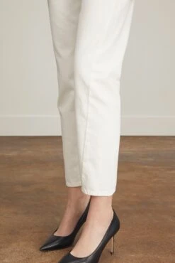 Toteme Twisted Seam Denim Jean In Off White -Dries Van Noten Shop toteme twisted seam denim jean in off white 4