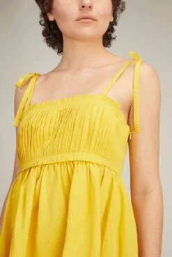 ULLA JOHNSON Laetitia Dress In Sunsprite -Dries Van Noten Shop ulla LaetitiaDressinSunsprite 4