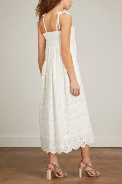 ULLA JOHNSON Matilde Dress In Pristine -Dries Van Noten Shop ulla johnson matilde dress in pristine 3