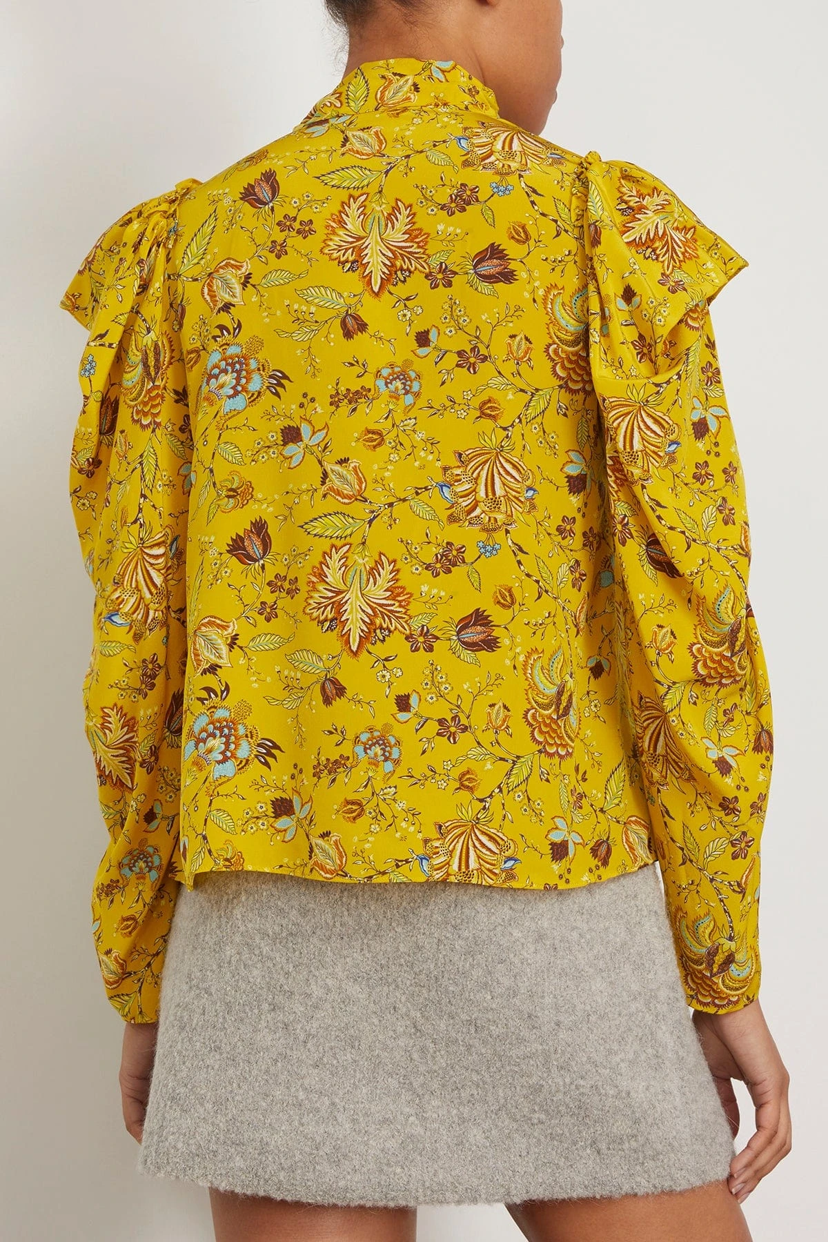 ULLA JOHNSON Brea Blouse In Mimosa 4 ULLA JOHNSON Brea Blouse In Mimosa - Image 4