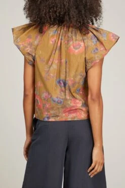 ULLA JOHNSON Flo Top In Bamboo -Dries Van Noten Shop ullajohnson FloTopinBamboo 3
