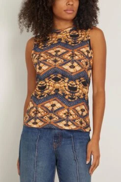 ULLA JOHNSON Ines Top In Constellation -Dries Van Noten Shop ullajohnson InesTopinConstellation 2