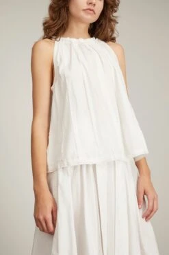 ULLA JOHNSON Jana Top In Pristine -Dries Van Noten Shop ullajohnson JanaTopinPristine 2