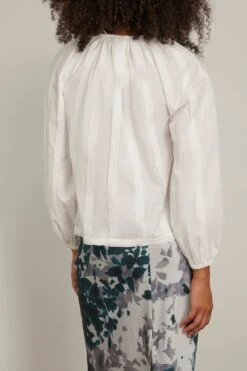 ULLA JOHNSON Juliette Blouse In Pristine -Dries Van Noten Shop ullajohnson JulietteBlouseinPristine 3