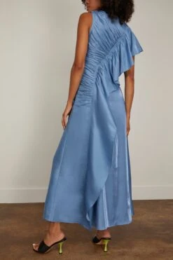 ULLA JOHNSON Lali Dress In River -Dries Van Noten Shop ullajohnson LaliDressinRiver 3