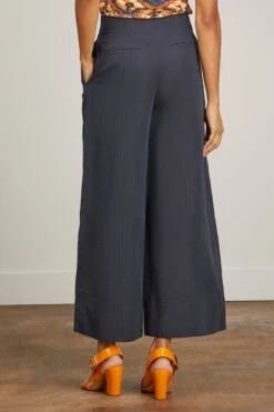 ULLA JOHNSON Polina Pant In Midnight -Dries Van Noten Shop ullajohnson PolinaPantinMidnight 3