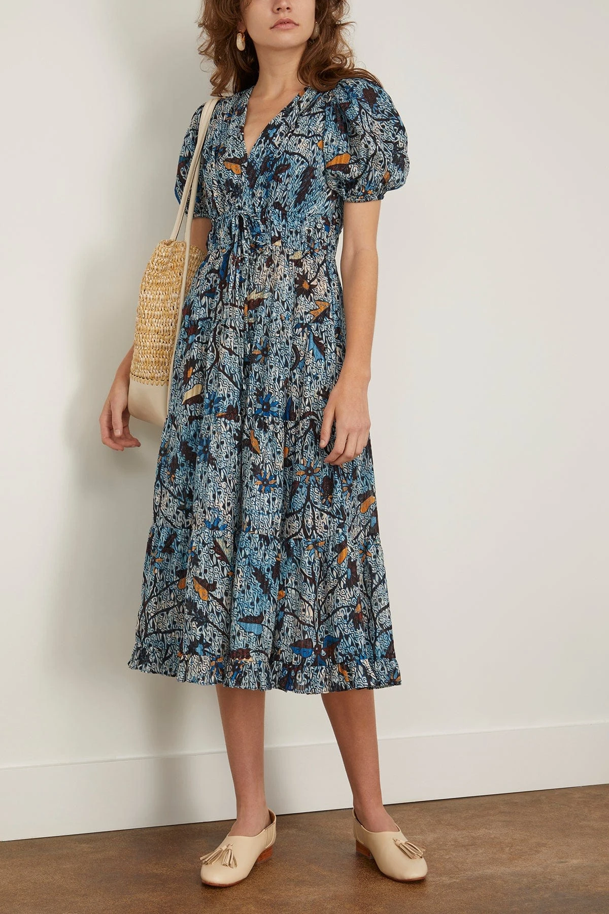 ULLA JOHNSON Thelma Dress In Morning Glory 2 ULLA JOHNSON Thelma Dress In Morning Glory - Image 2