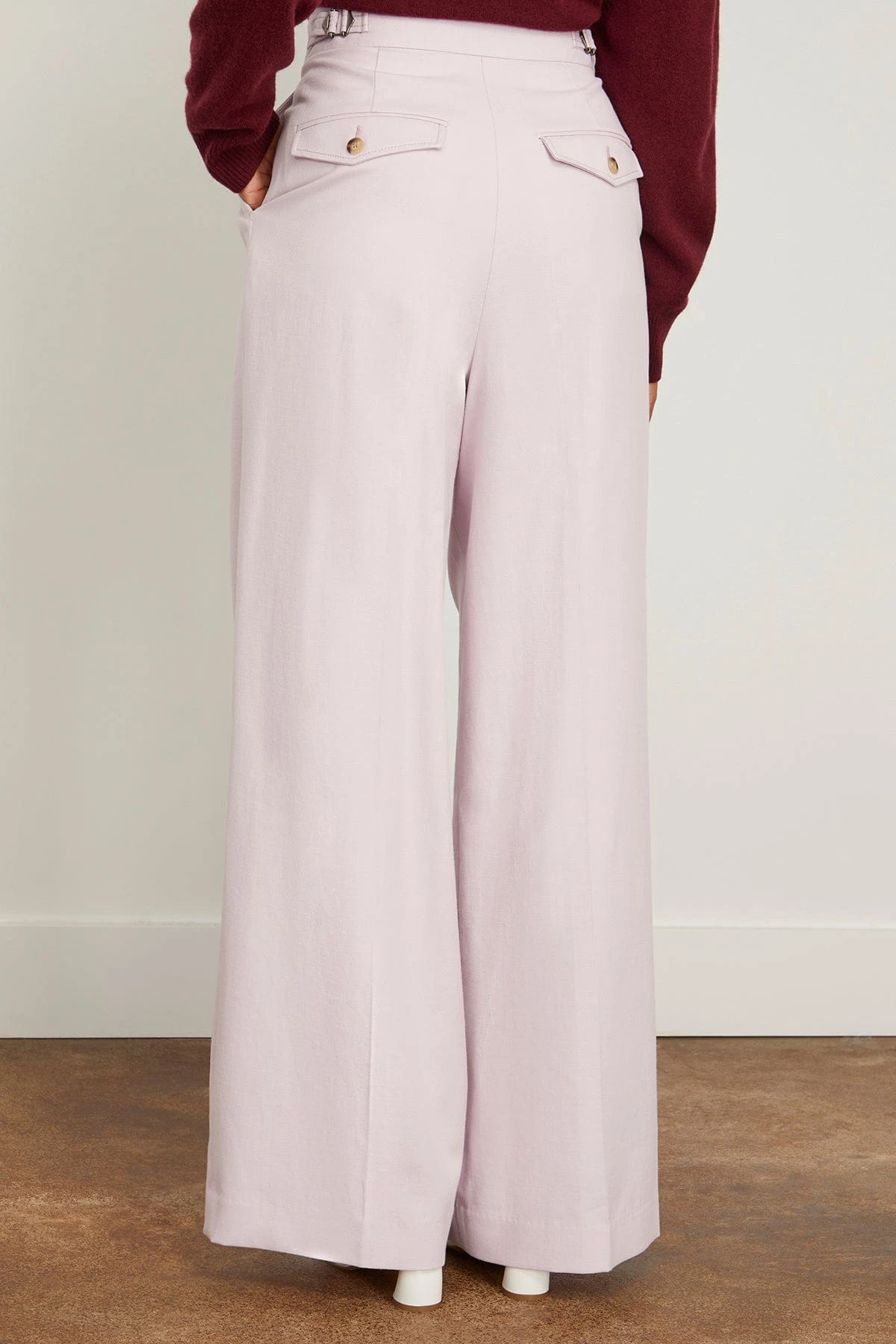 Vanessa Bruno Ticiano Pant In Rose Poudre 4 Vanessa Bruno Ticiano Pant In Rose Poudre - Image 4