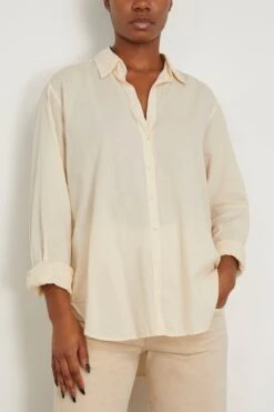 Beau Shirt In Pale Straw -Dries Van Noten Shop xirena BeauShirtinPaleStraw 2