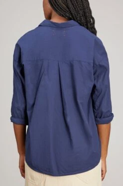 Jace Shirt In Navy -Dries Van Noten Shop xirena JaceShirtinNavy 3