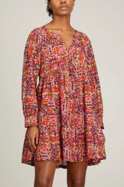 Lilith Dress In Kaleidoscope 6 Lilith Dress In Kaleidoscope -Dries Van Noten Shop xirena LilithDressinKaleidoscope 2