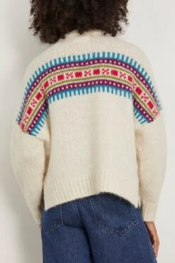 Nolan Sweater In Ivory -Dries Van Noten Shop xirena NolanSweaterinIvory 3