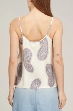 Rei Top In Ivory Paisley -Dries Van Noten Shop xirena ReiTopinIvoryPaisley 3