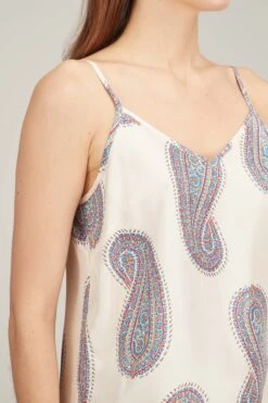 Rei Top In Ivory Paisley -Dries Van Noten Shop xirena ReiTopinIvoryPaisley 4 1