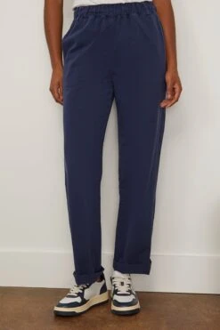 Shiloh Twill Pant In Navy -Dries Van Noten Shop xirena ShilohTwillPantinNavy 2