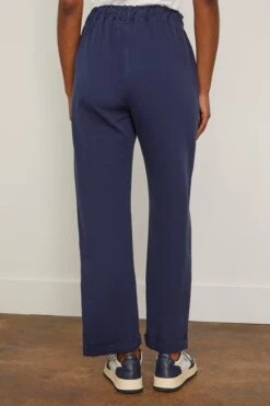 Shiloh Twill Pant In Navy -Dries Van Noten Shop xirena ShilohTwillPantinNavy 3