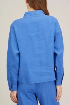 Keats Top In Royal Blue -Dries Van Noten Shop xirena keats top in royal blue 3